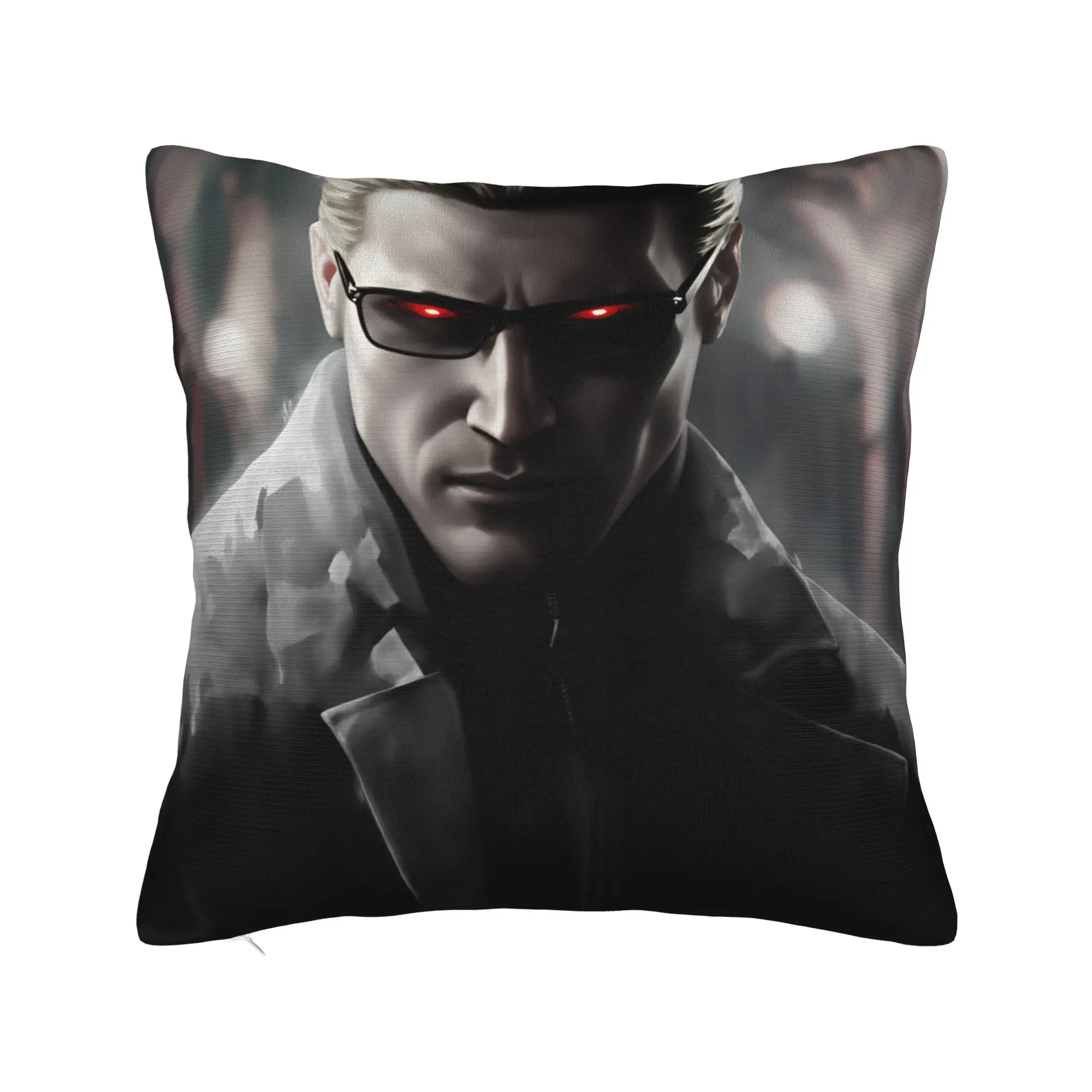 Pillow Case Albert Weskers  Soft  Pillow Cover For Sofa Couch Bed Living Room Cute Funny Pillowcases