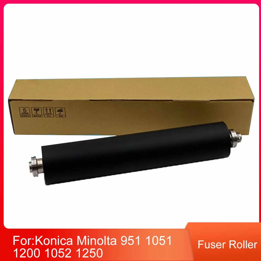Original Fuser Lower Roller For Konica Minolta 951 1051 1200 1052 1250 Fixed Lower Roller Pressure Roller Belt Bearing Leming