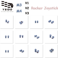 1Pair M3 M4 Rocker Joystick Cap for FPV Remote Controller Futaba Jumper T20 RadioMaster TX12/Zorro X16S Boxer M9 X7S RC Drone