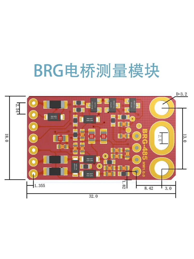 Bridge Measurement Module 24 Bit Sampling ADC Proportional Fixed Bridge Constant Voltage Constant Current Static Level