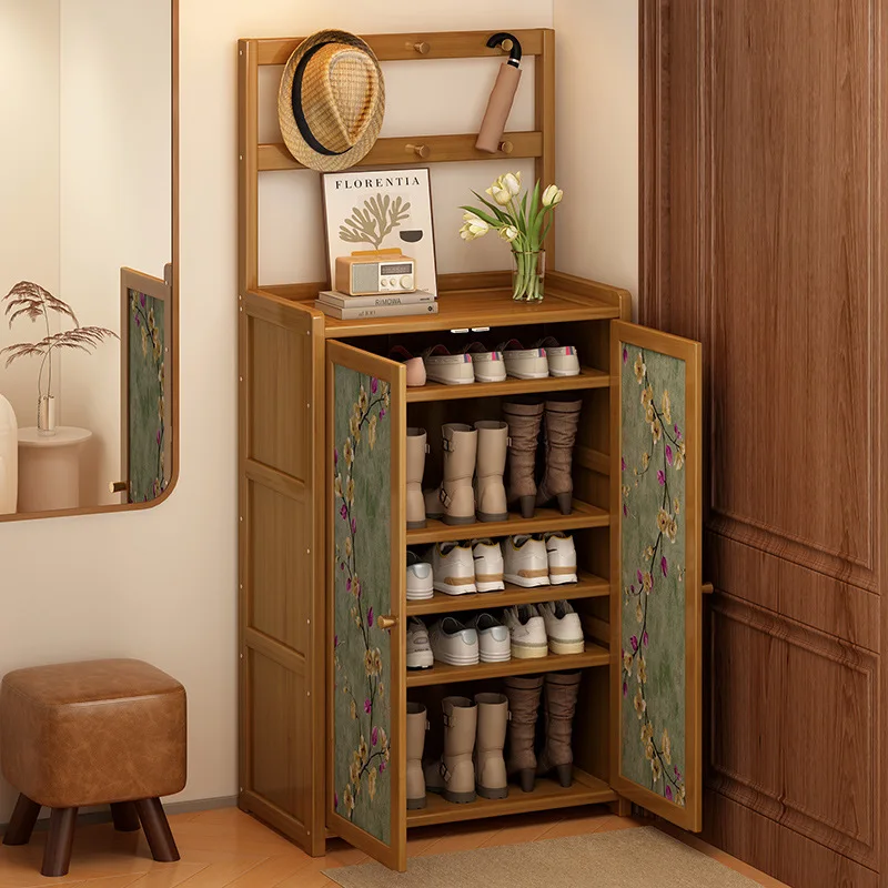 Shoe Rack Multi-layer Household Door Shoe Storage Cabinet Living Room Shelf Dust Proof Szafki Hallway Shoe Buty Home Furniture
