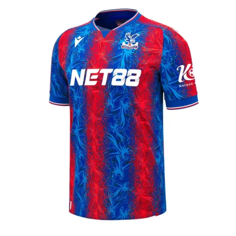 24-25 summer hot selling team Crystal Palace 3D printed fashionable sports outdoor loose top T-shirt no need to customize 6XL