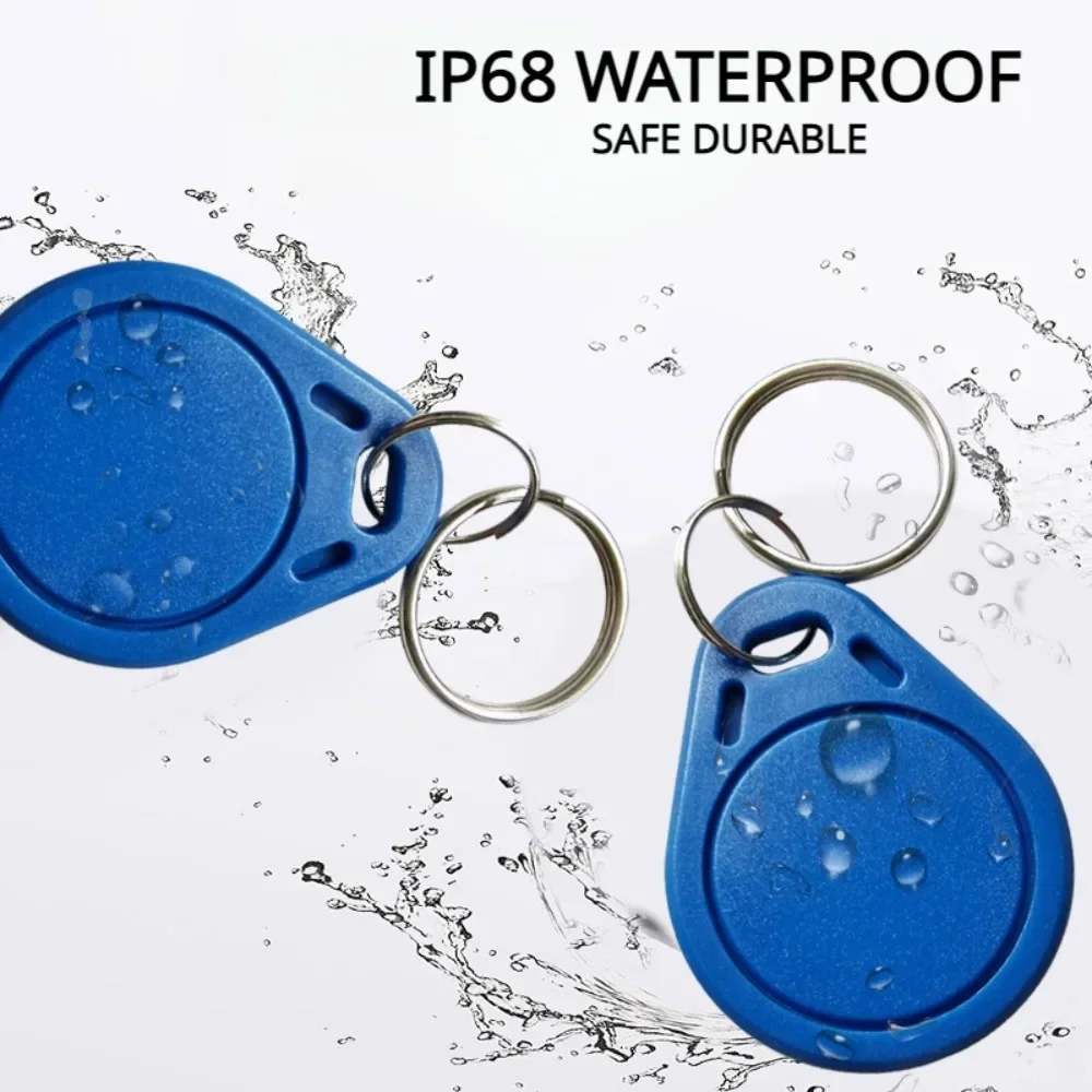 Porte-Clés Modifiable avec Carte UID IC, NDavid Rfid, Dallas, 13.56MHz, Secteur 0, Multi Documents en Option, 5 Pièces