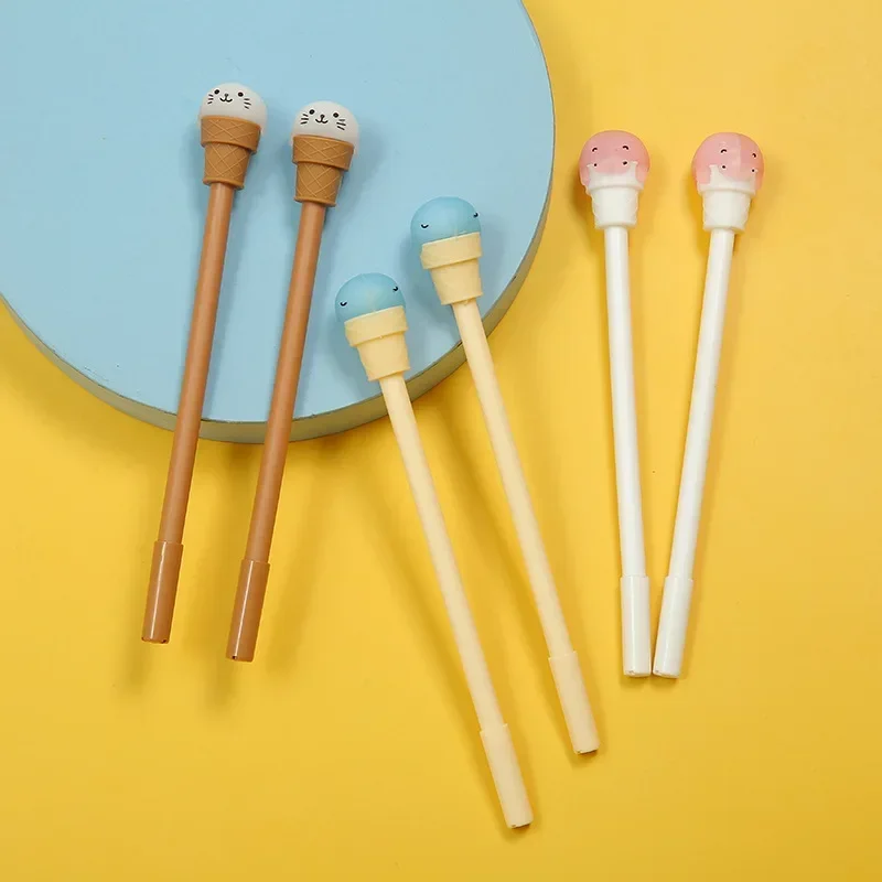

36 шт. силиконовая милая детская ручка-роллер с мороженым и мороженым, ручка-роллер с дельфином и уплотнением, ручка-подсластитель B
