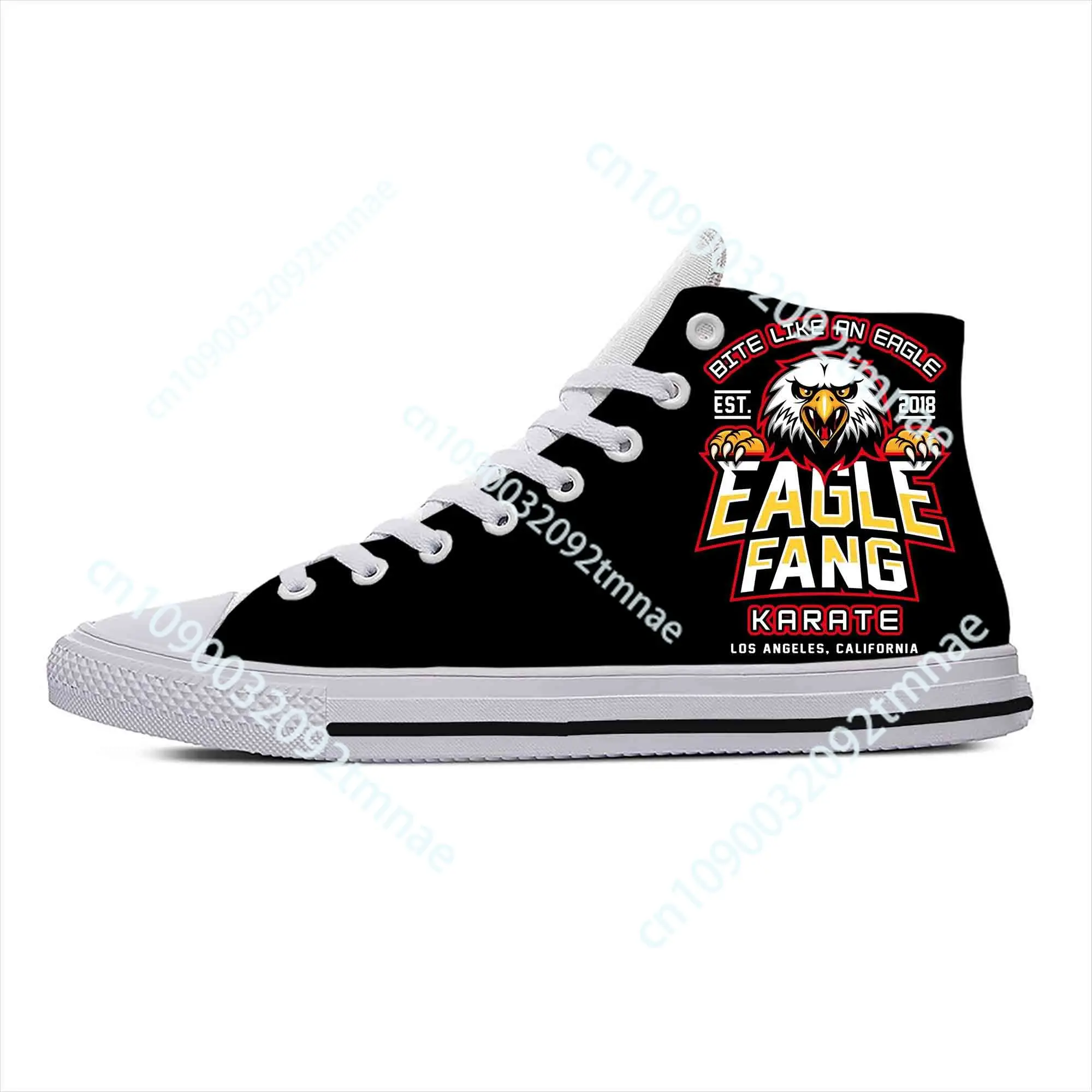 

Kai Karate Anime Cartoon Fang Fashion Cobra Eagle Casual Cloth Shoes High Top Comfortable Breathable Custom Men Women Sneakers