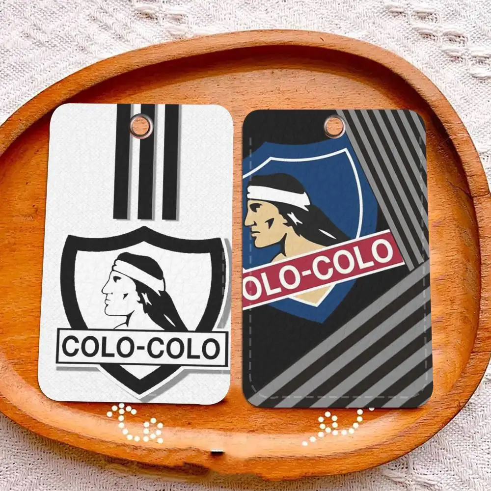 1PC Club Social Y Deportivo Colo Holder Suitable For Bank Card Subway Bus Card Wallet Card Case Badge Holder Keychain