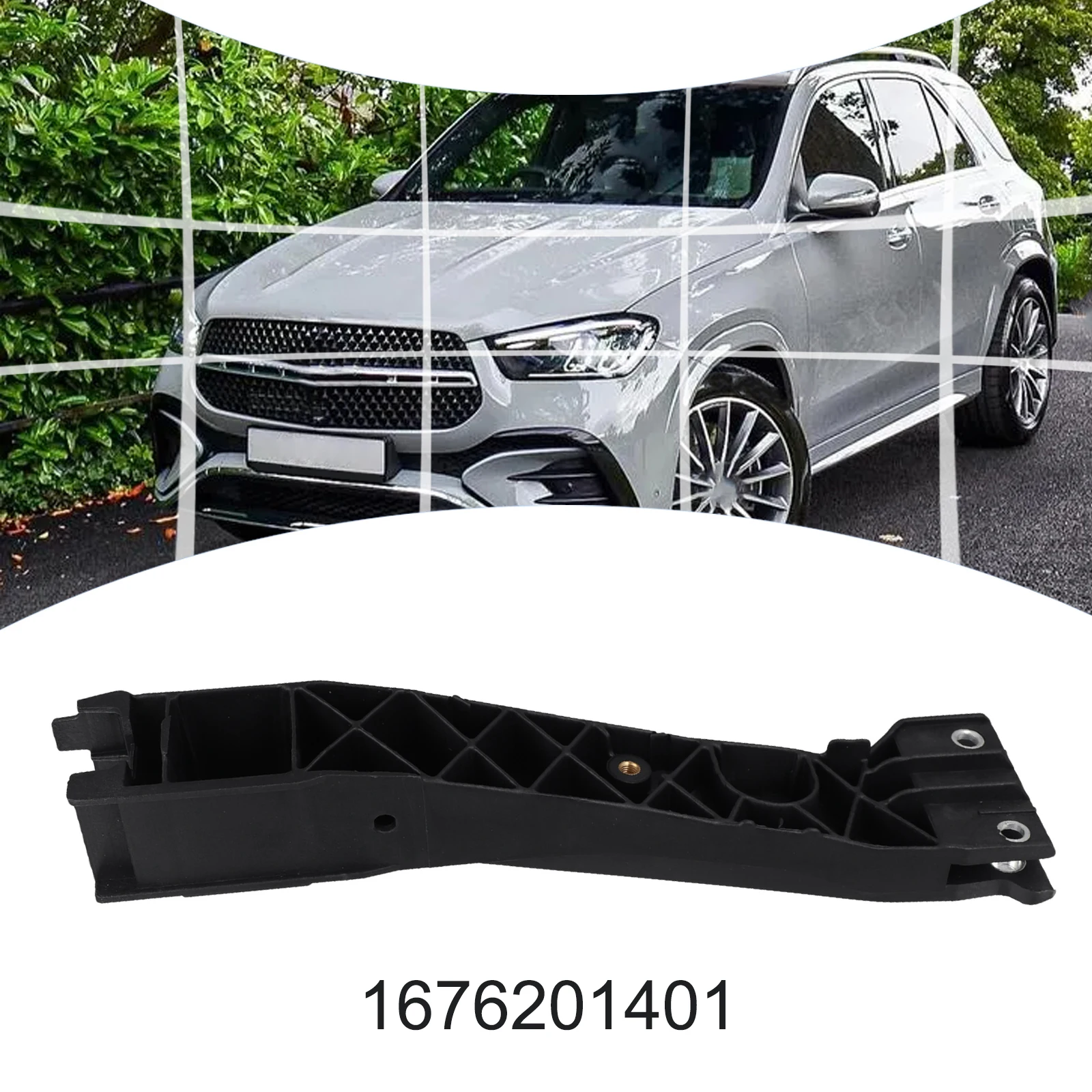 

Передний левый кронштейн A1676201401 Кронштейн Материал ABS Антикоррозионные Высококачественные материалы Не деформация Быстрая установка