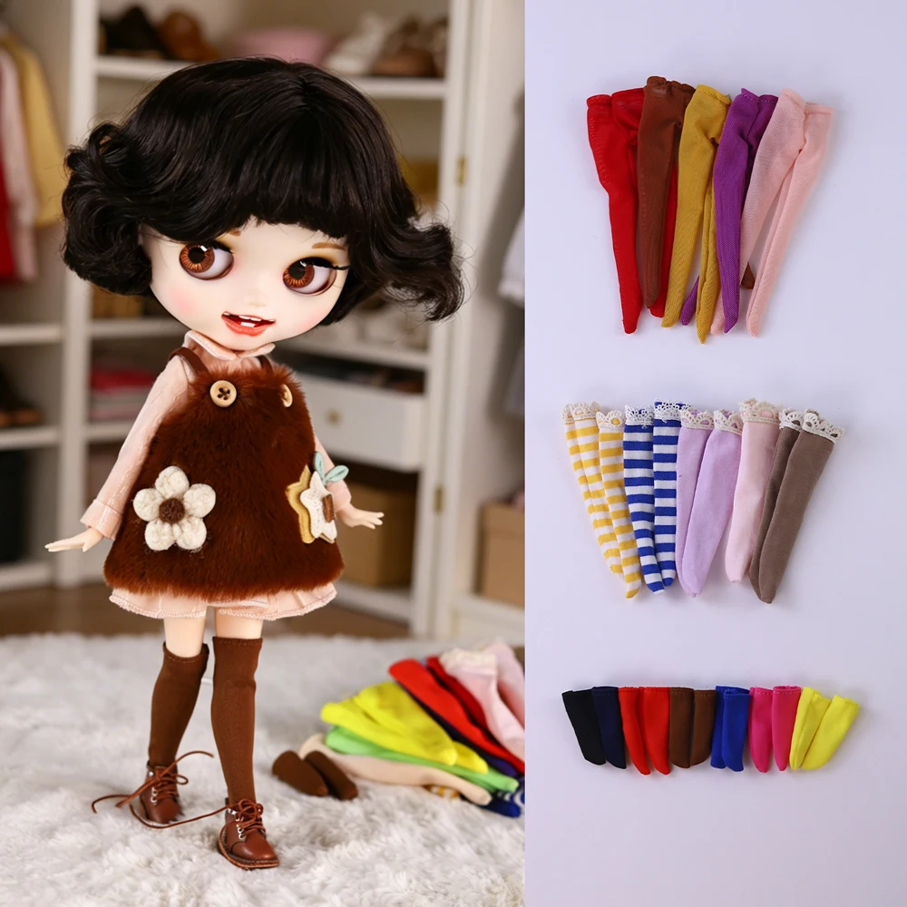 ICY DBS Blyth Doll Socks Special Offer Silk Tights for BJD Dolls (Random Colors)