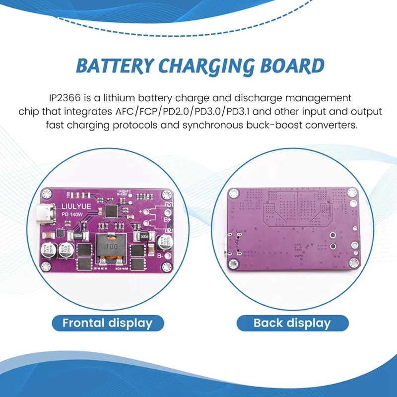 IP2366 Li-Battery/Lifepo4 Battery Charging And Discharging Module DIY Charging Discharging Management Chip