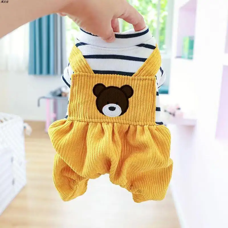 Autumn/Winter Dog Strap Pants Winter Small Dog Fashionable Four legged Clothing