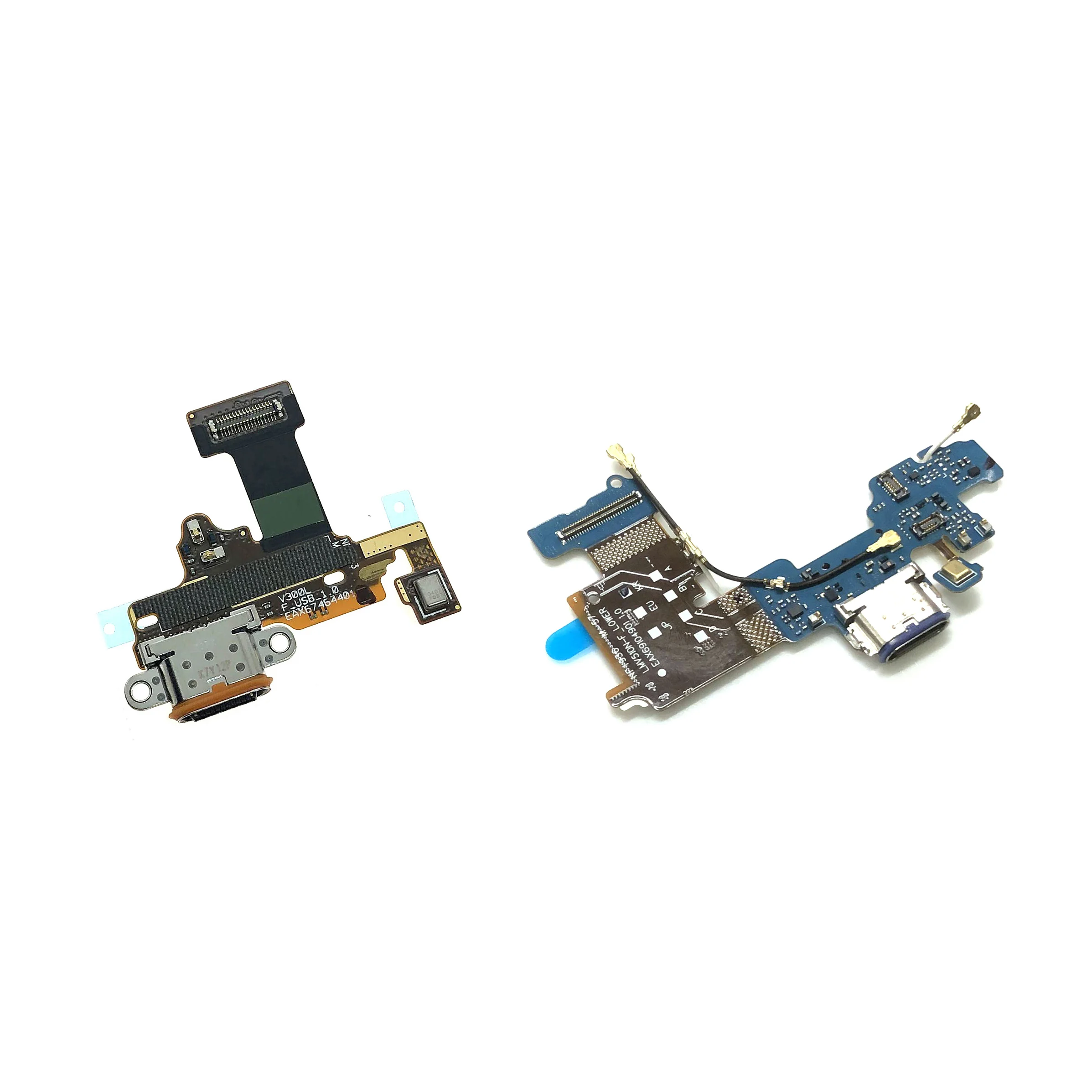 

Charging Charger Plug Port Connector Board Parts Flex Cable With Mic For LG V30 V40 V50 V50S V60 ThinQ