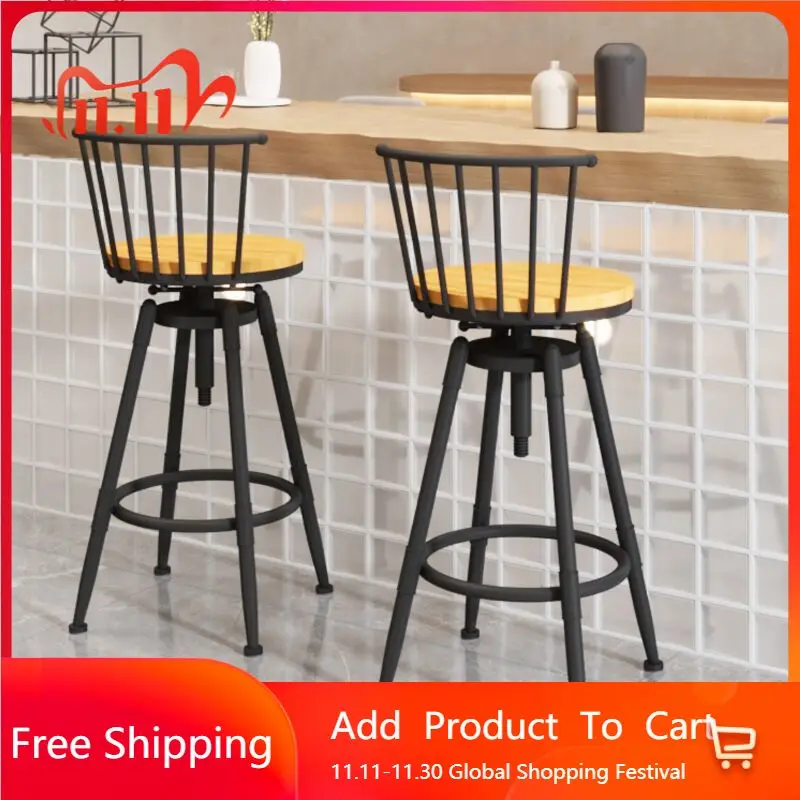 

Black Metal Bar Chairs Relaxing Bedroom Minimalist Aluminum Outdoor Design Bar Chairs Modern Restaurant Sillas Trendy Furniture