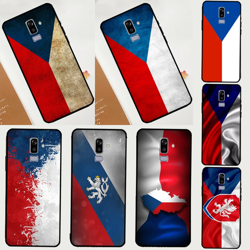 Czech Republic Flag Case For Samsung Galaxy J4 J6 Plus 2018 A6 A7 A8 A9 J8 J1 J3 J5 J7 2016 A3 A5 2017 Cover