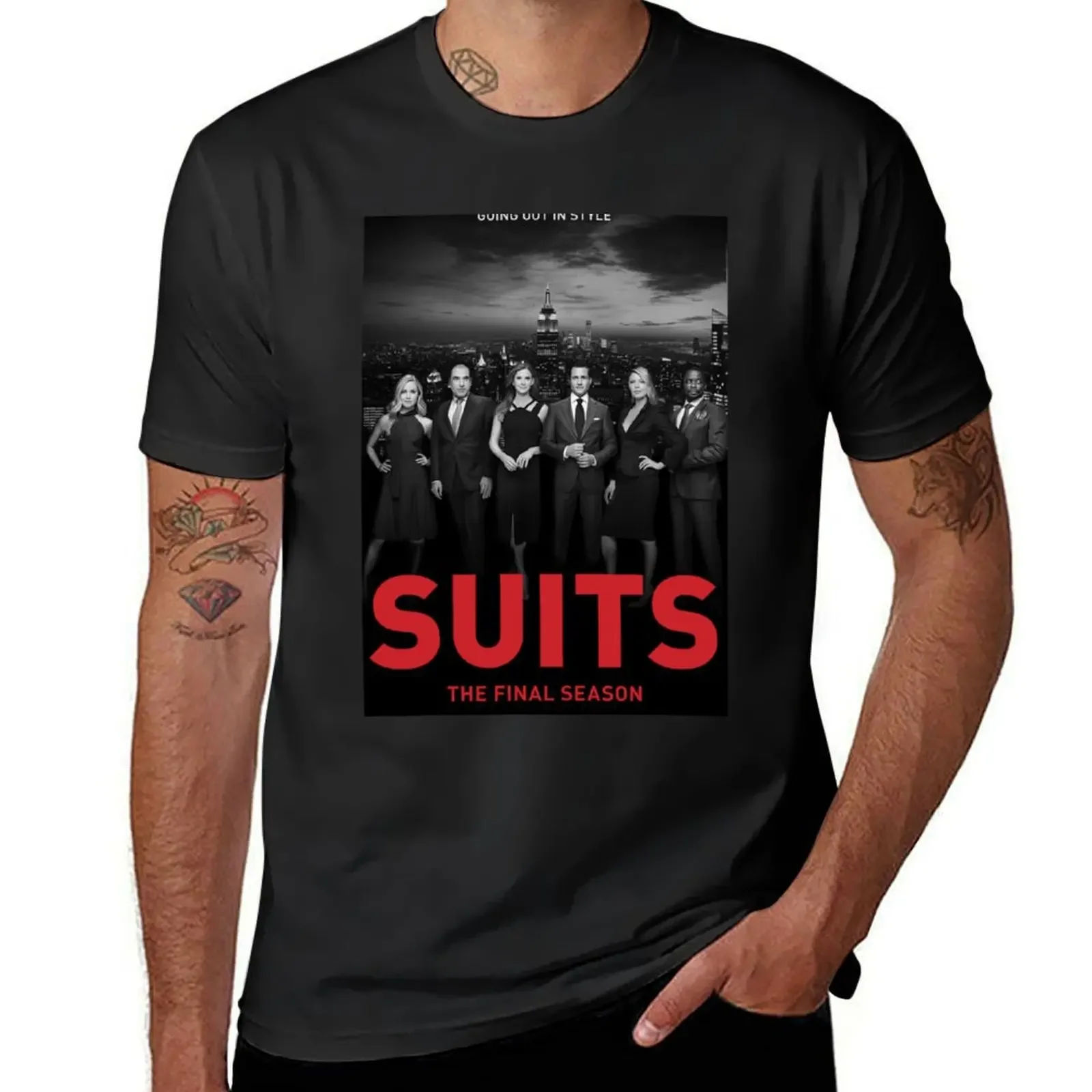 Suits TV Show T-Shirt boys animal print cute tops customs tops big and tall t shirts for men