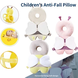 Mochila de protección para la cabeza de bebés, almohada, almohadilla de seguridad para la cabeza de niños pequeños, cojín para la cabeza, almohada de protección anticaída, muy elástica y transpirable