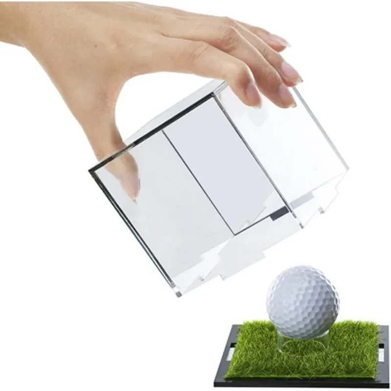 For Golf Ball Display Cabinet Golf Ball Square Display Cabinet Memorial Box Acrylic Mirror Storage Box
