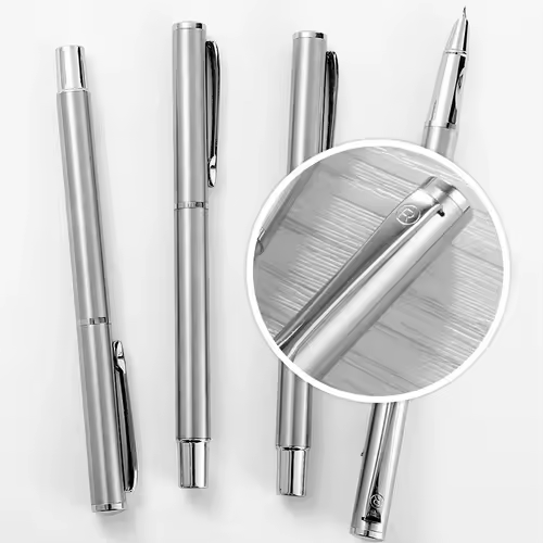 Luxury Metal Fountain Pen 0.38/0.8/1.3mm Curved Nib Student Writing Pen School Art Exercise Signature Supplies Office Stationery - Image 5