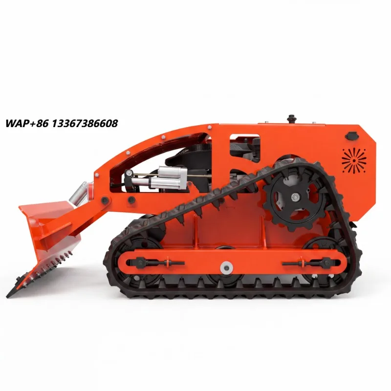 Slope Special Crawler Mower Strong Climbing Ability Lawn Trimmer for Reservoir Embankment and Mountain Green Belt