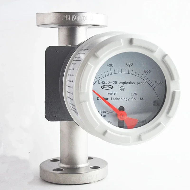 DH250 mechanical metal tube flowmeter rotameter air krone variable area water flow meter