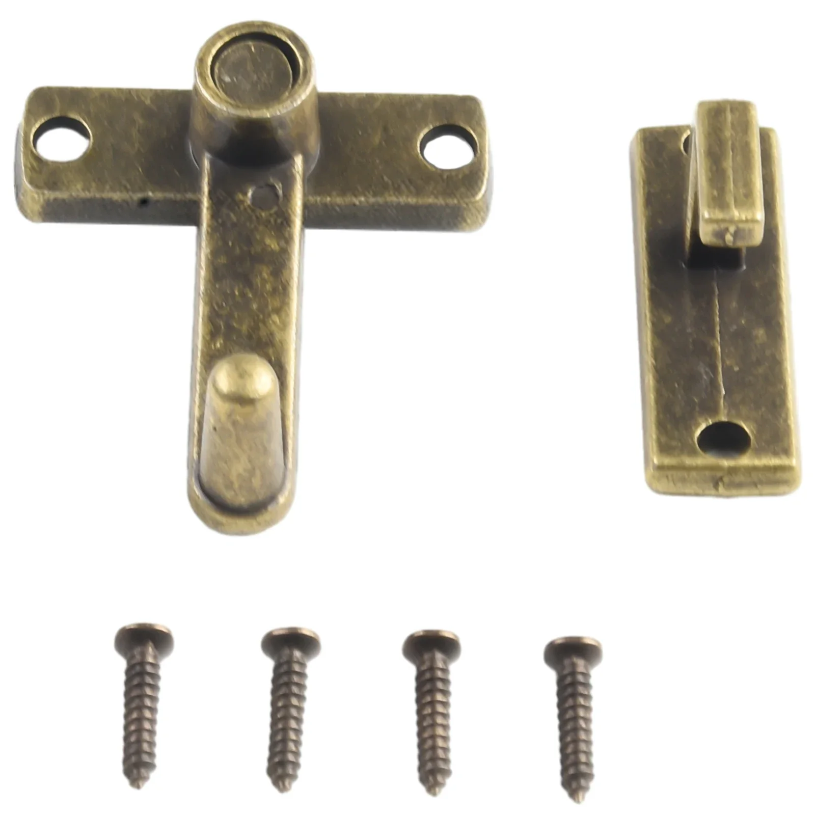 Practical Useful Latch Bolt Door Latch 56*49mm Bathrooms Bronze Cabinets Guard Latch Bolt Handle Hotels Kitchens