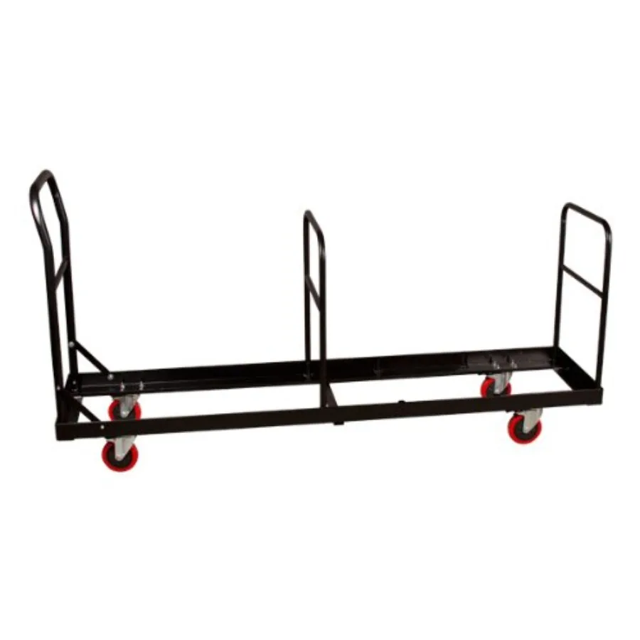

Commercial Furniture Folding Chair Dolly for Large Events, Commercial Grade Steel Folding Chair Cart, Holds up to 35 Chairs, Bl