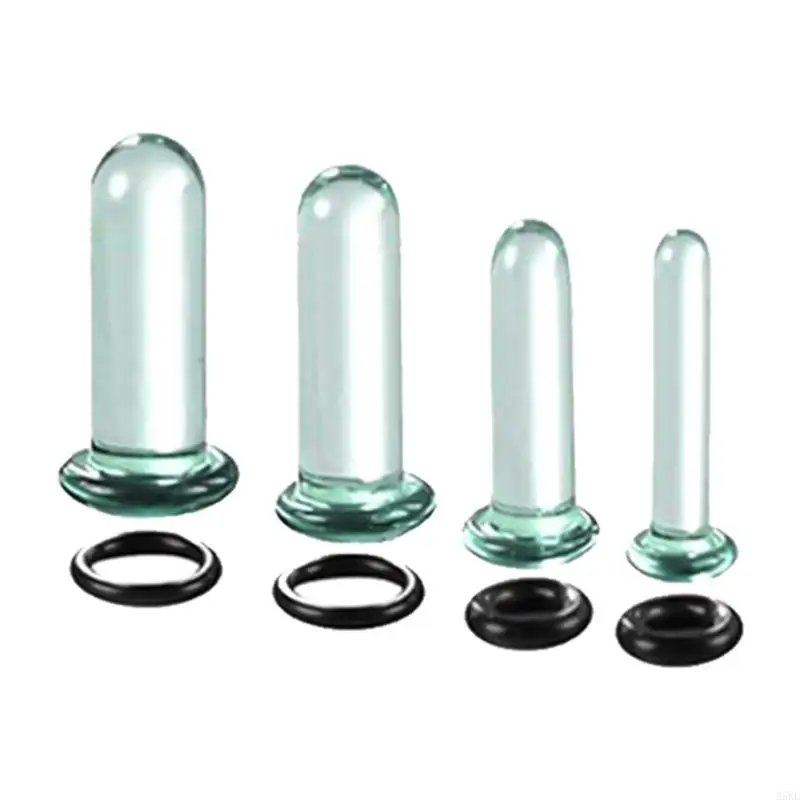 

Растяжение стеклянного уша набор для одного вспышки для ушей с ушами с кольцами Expander Jewelry для модных женщин и мужчин A5KE