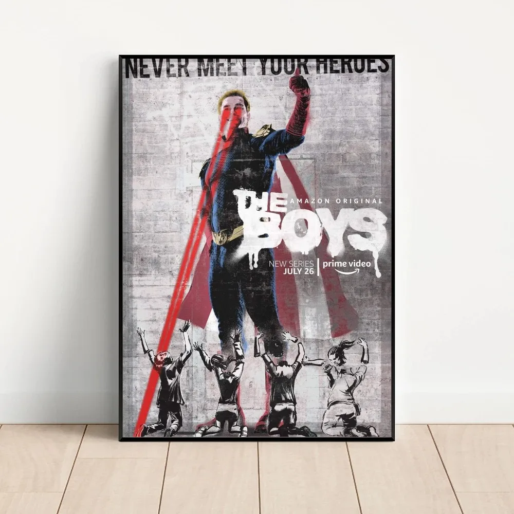 The Boys Anime Poster Kraft Club Bar Paper Vintage Poster Wall Art Painting Bedroom Study Stickers Home Wall Art Decor Gift