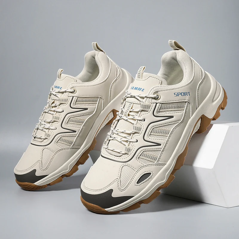 Fashion Hiking Shoes Men Women Plus Size 46 Anti-Slip Platform Trekking Sneaker For Men Outdoor Breathable Men's Sports Sneakers