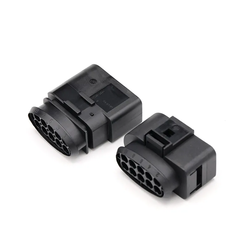 Car headlamp socket dj7102y-3.5-11/21 harness connector 10 core male female pair plug 1J0973735  42034600/1J0973835  42069700