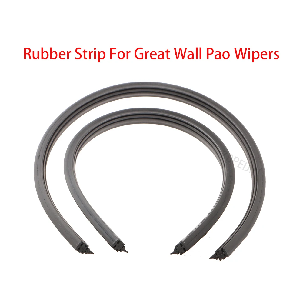 1Set Car Wiper Refill Rubber Strip For Great Wall Pao 2019 2020 2021 2022 Wipers Blade Accessories