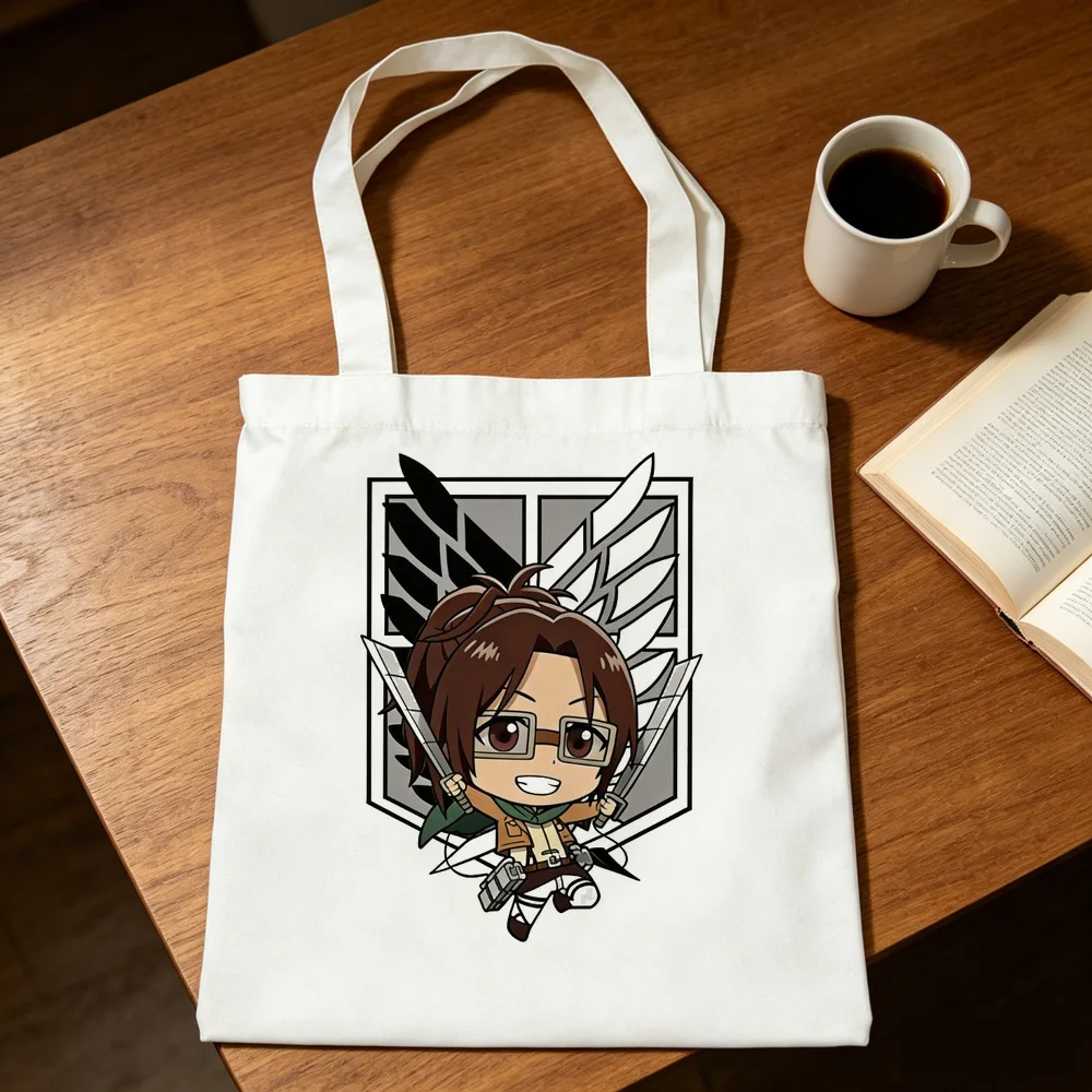 Attack on Titan tote bag bolsas de tela canvas  einkaufstasche reusable y2k femme