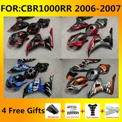 NEW Abs Motorcycle Whole Fairings kit fit for CBR1000RR CBR1000 06 07 CBR 1000RR 2006 2007 Bodywork full Fairing kits set zxmt