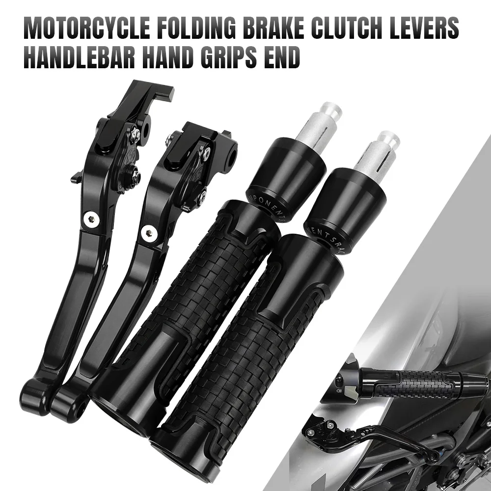 

Motorcycle Brake Clutch Levers Handlebar Handle bar Hand Grips ends For Moto Guzzi V7Classic 2008 2009 2010 2011-2016