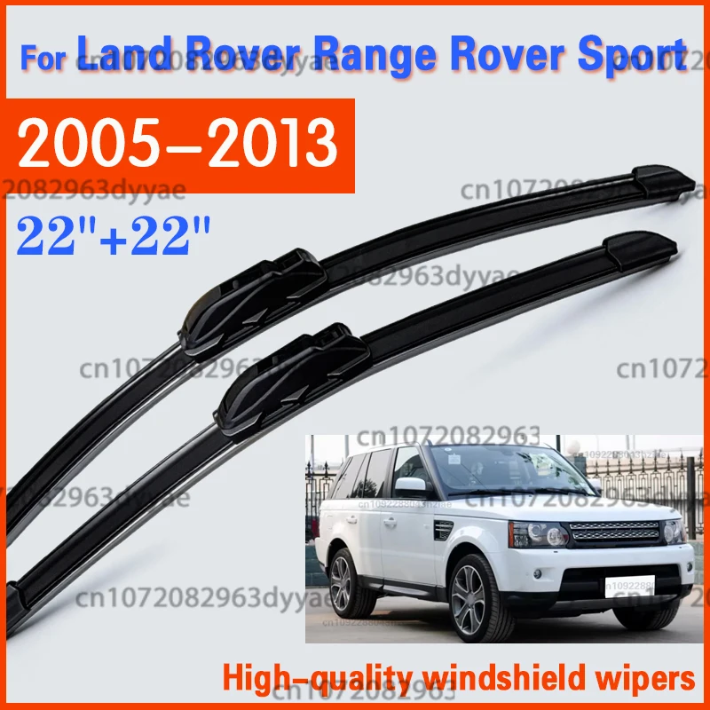 Scheibenwischer LHD Vordere Scheibenwischerblätter für Land Rover Range Rover Sport 2005 - 2013 Windschutzscheibe Fensterbürsten 22"+22"