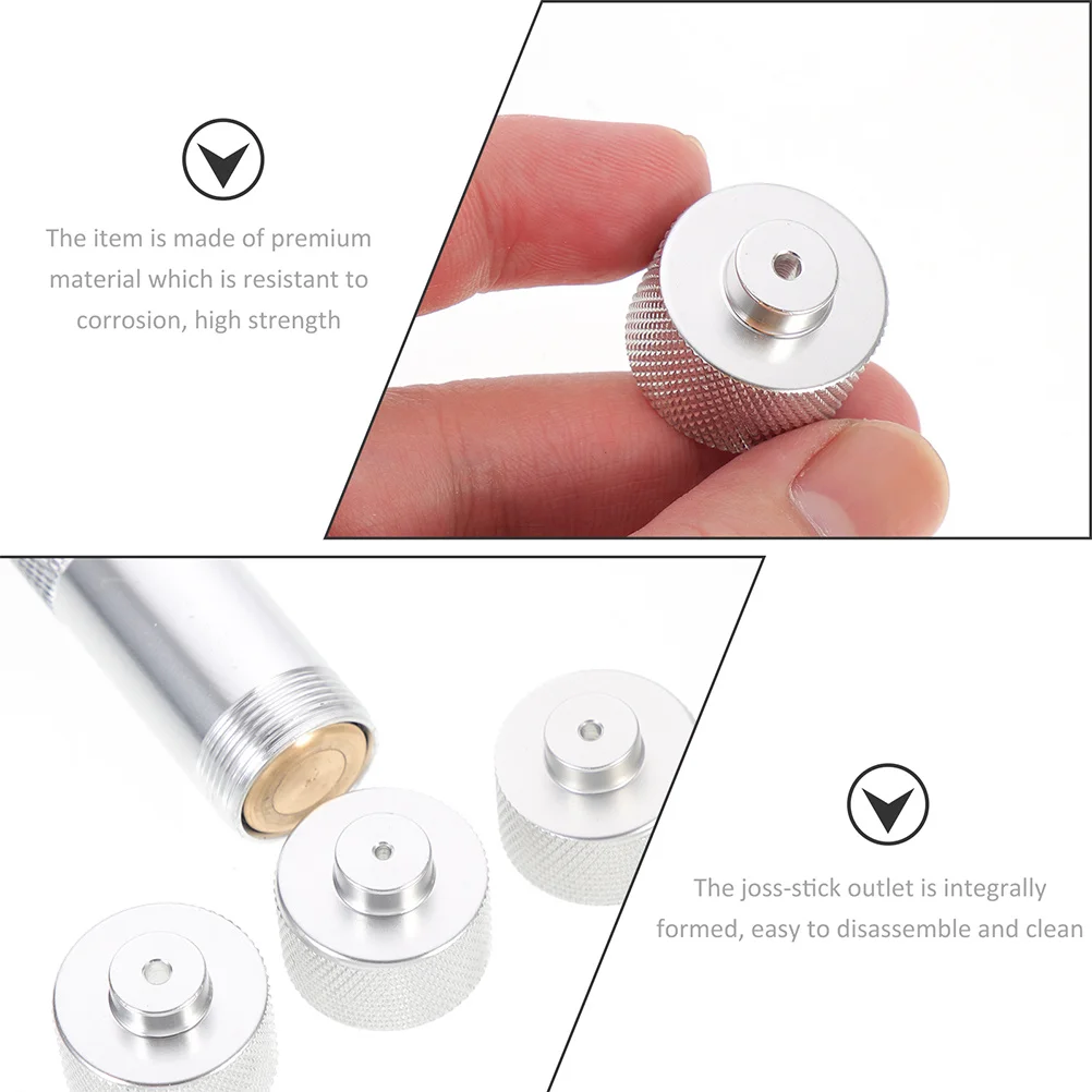 

Manual Incense Making Tool Reusable Aluminum Extruder for DIY Incense Sticks Compact Design Easy to Gift for Family