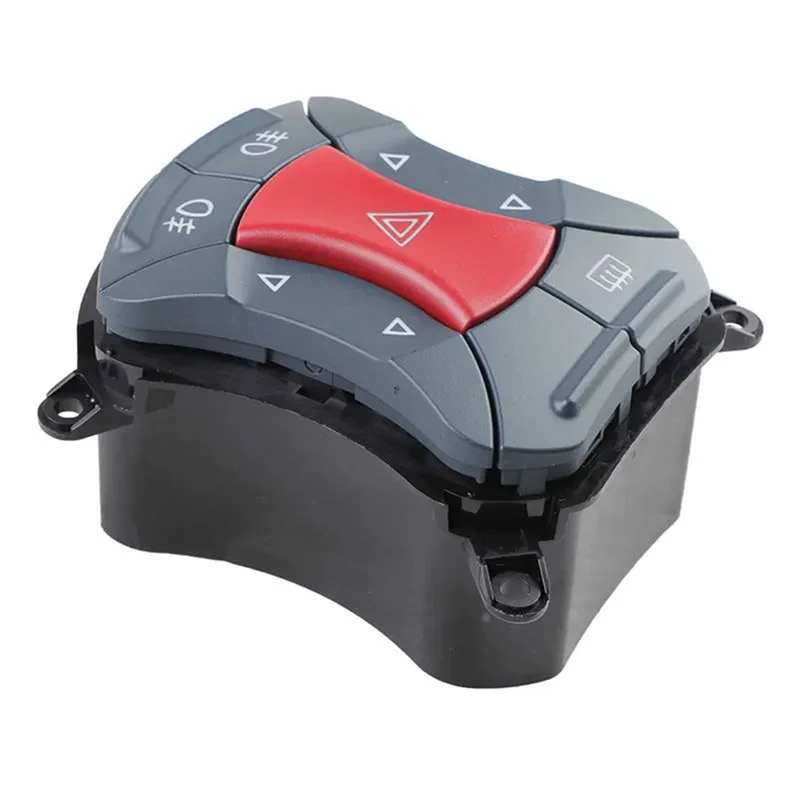 Botão interruptor de luz de aviso de perigo de emergência para carro para Fiat Tobao 2000-2005 735297542   LHD