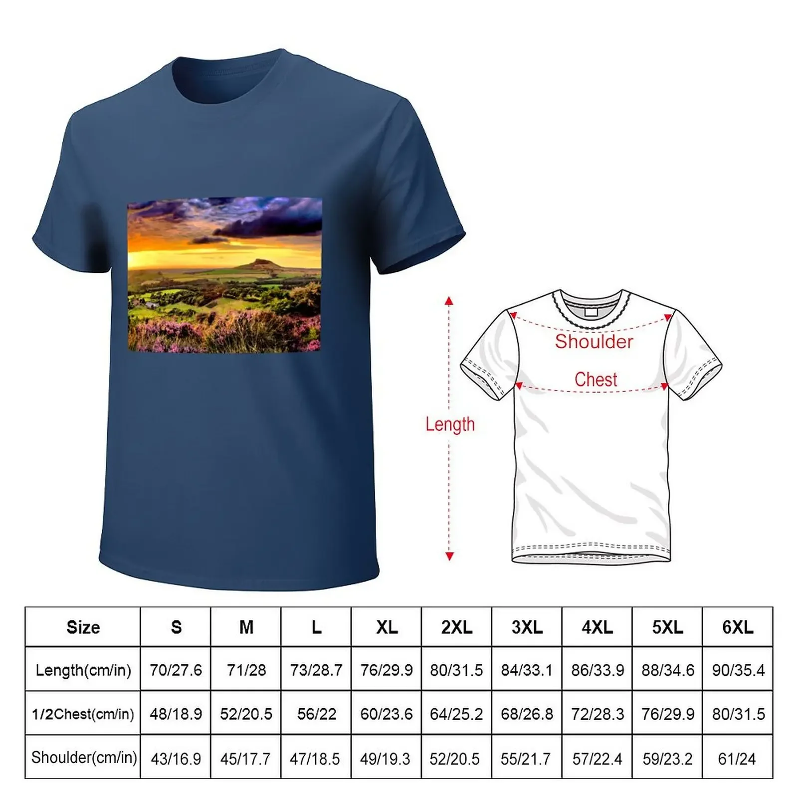 Odin's Fire - Roseberry Topping, North Yorkshire T-shirt Blouse sweat Men's t shirts