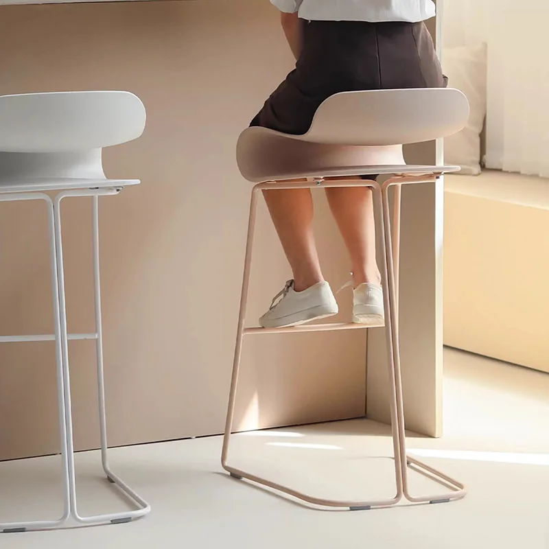 ارتفاع الشمال بار البراز الحد الأدنى مطعم الاسترخاء كراسي بار الحديثة مصمم يشكلون كرسي الجمالية الأثاث العصري #3