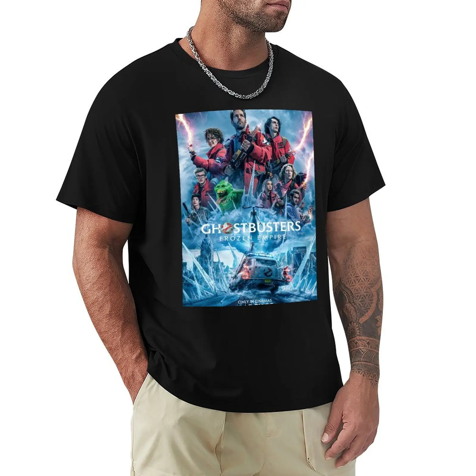 

Ghostbusters - Frozen Empire T-Shirt vintage anime shirt Man t-shirt clothes for men
