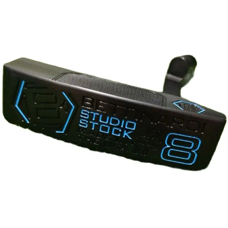 Masked Hero Golf Putter STUDIO STOCK #8 With Steel Shaft and Grip Set Black Head and Putter Cover