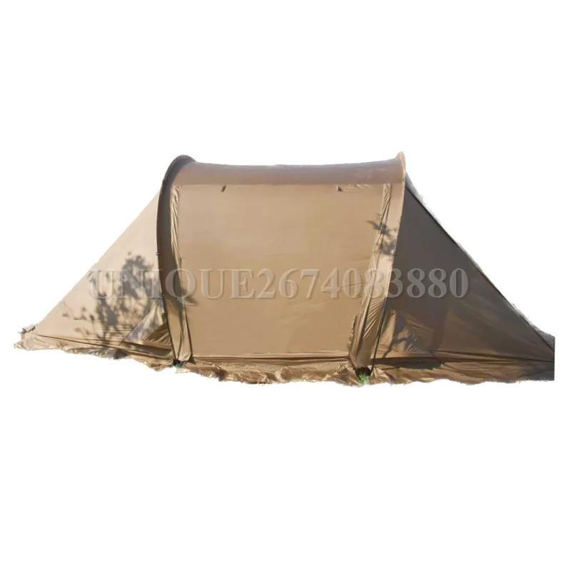 

Tunnel Tent for Camping, Windproof and Rainproof, One Room, One Hall, 4-6 People