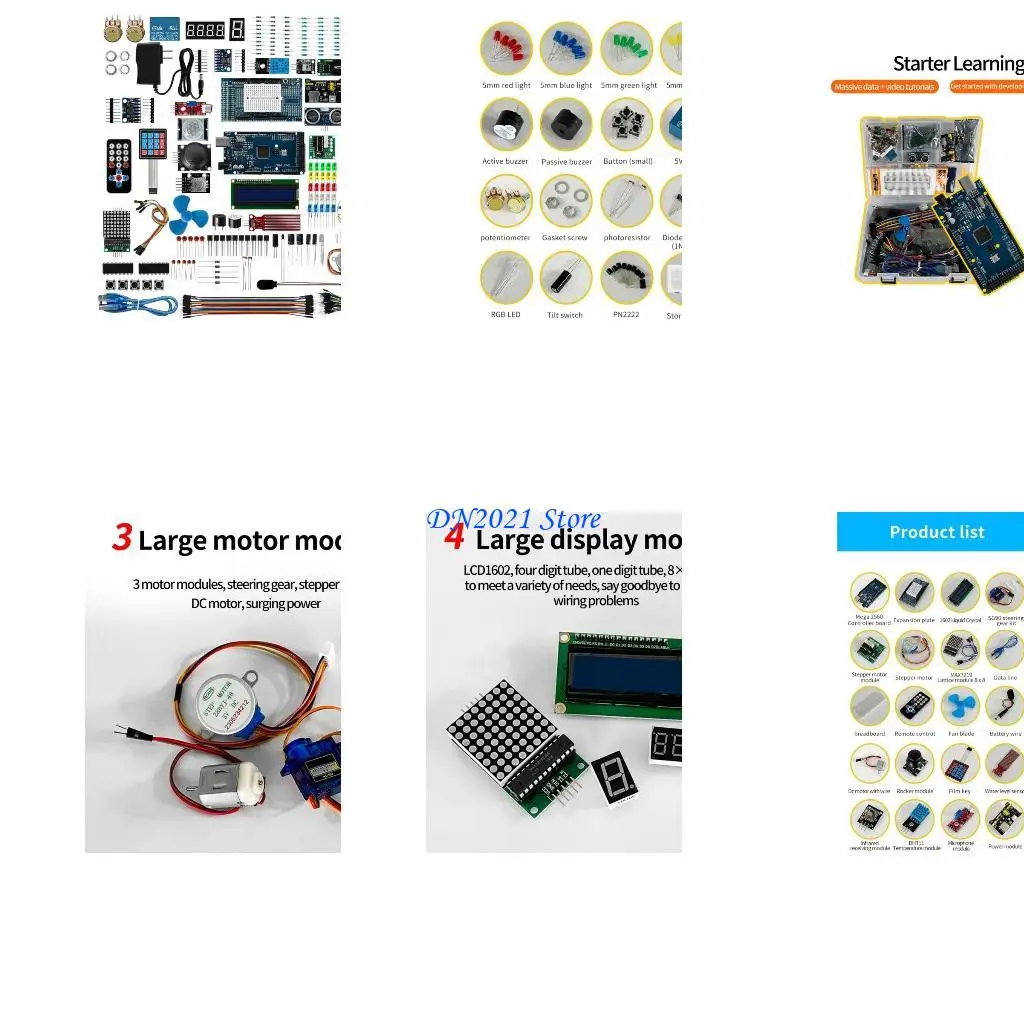 

F3KE 2560 UNOR3 Starter for Beginners with Ultrasonic Modules and Motors