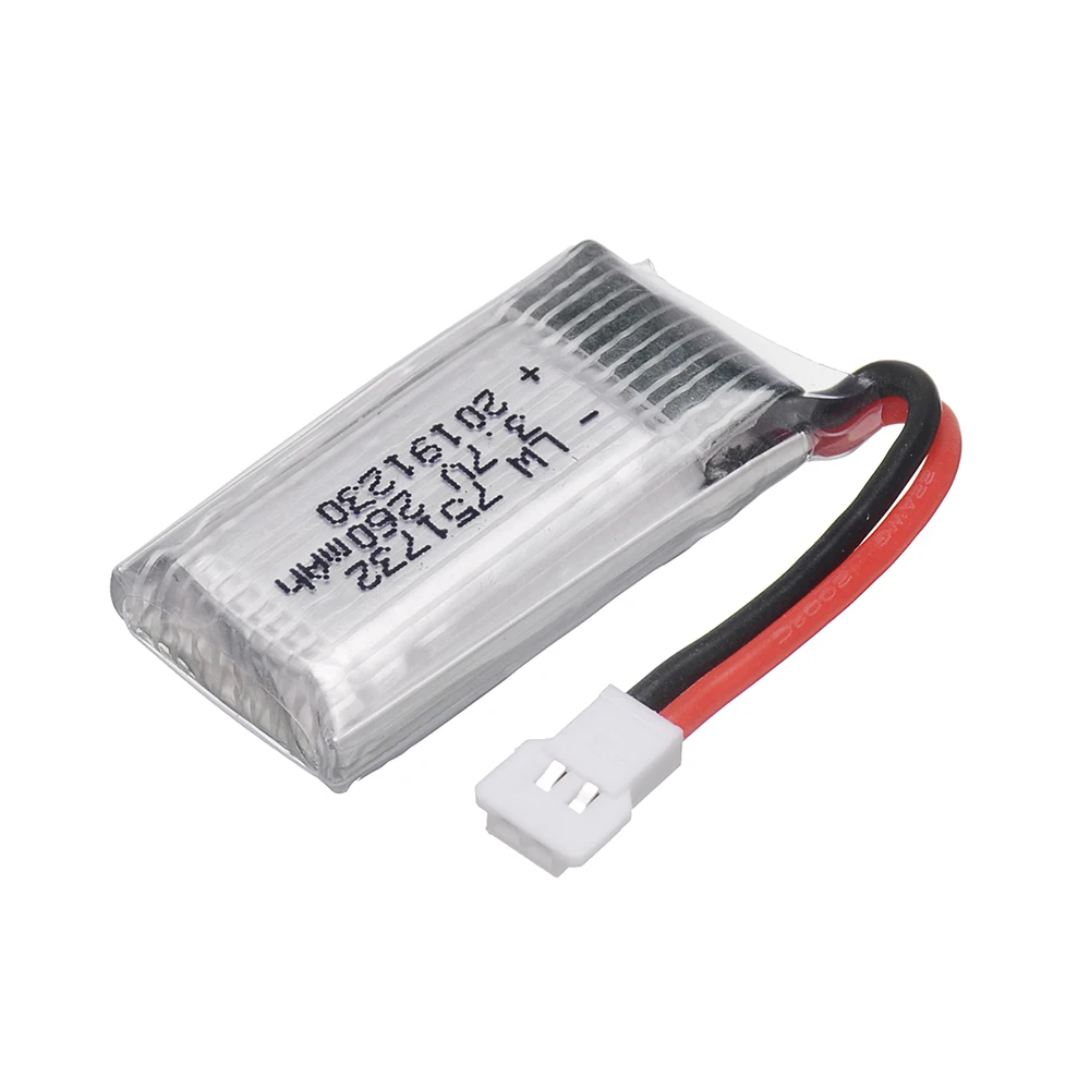 3.7V 260mAh Lipo Battery with charger For Eachine H8 JJRC H2 H8 H48 H8 Mini RC Quadcopter Drone parts 3.7v 751732 H8 Battery