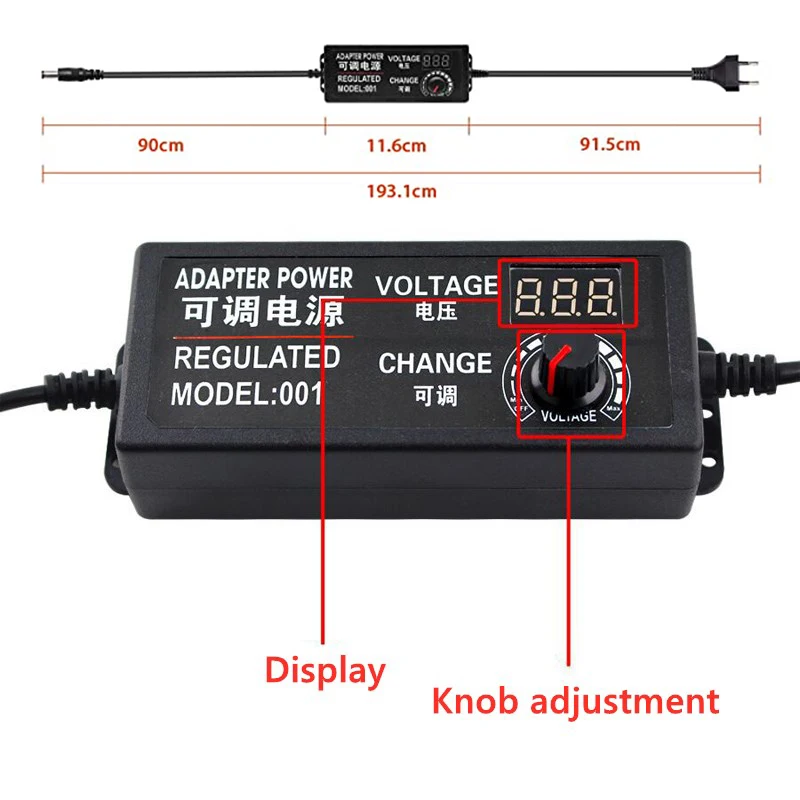 3V 9V 12V 24V 36V Adjustable AC DC Power Supply Adapter 12 V Volt 1A 2A 3A 5A 10A With Jack Adapter Plug Female Home Appliance