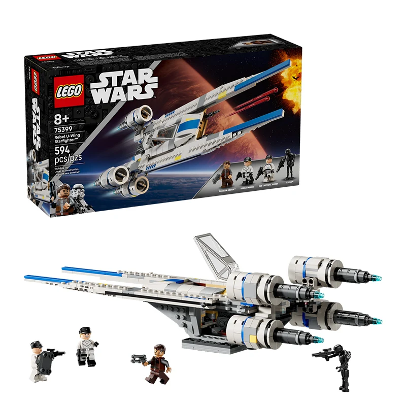 

LEGO Star Wars 75399 Rebel U Wing Starfighter Building Toy For Boys Girls 8+ Years Old Spaceship Gift 594PCS