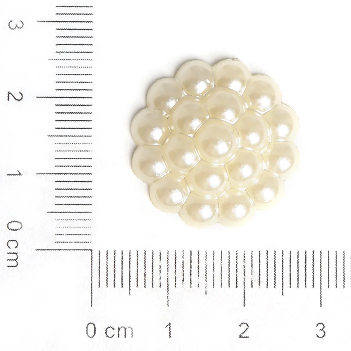 High Quality 16mm 20mm 22mm Handcraft Ivory ABS Imitation Pearls Buddha Beads for DIY Jewelry Craft Making