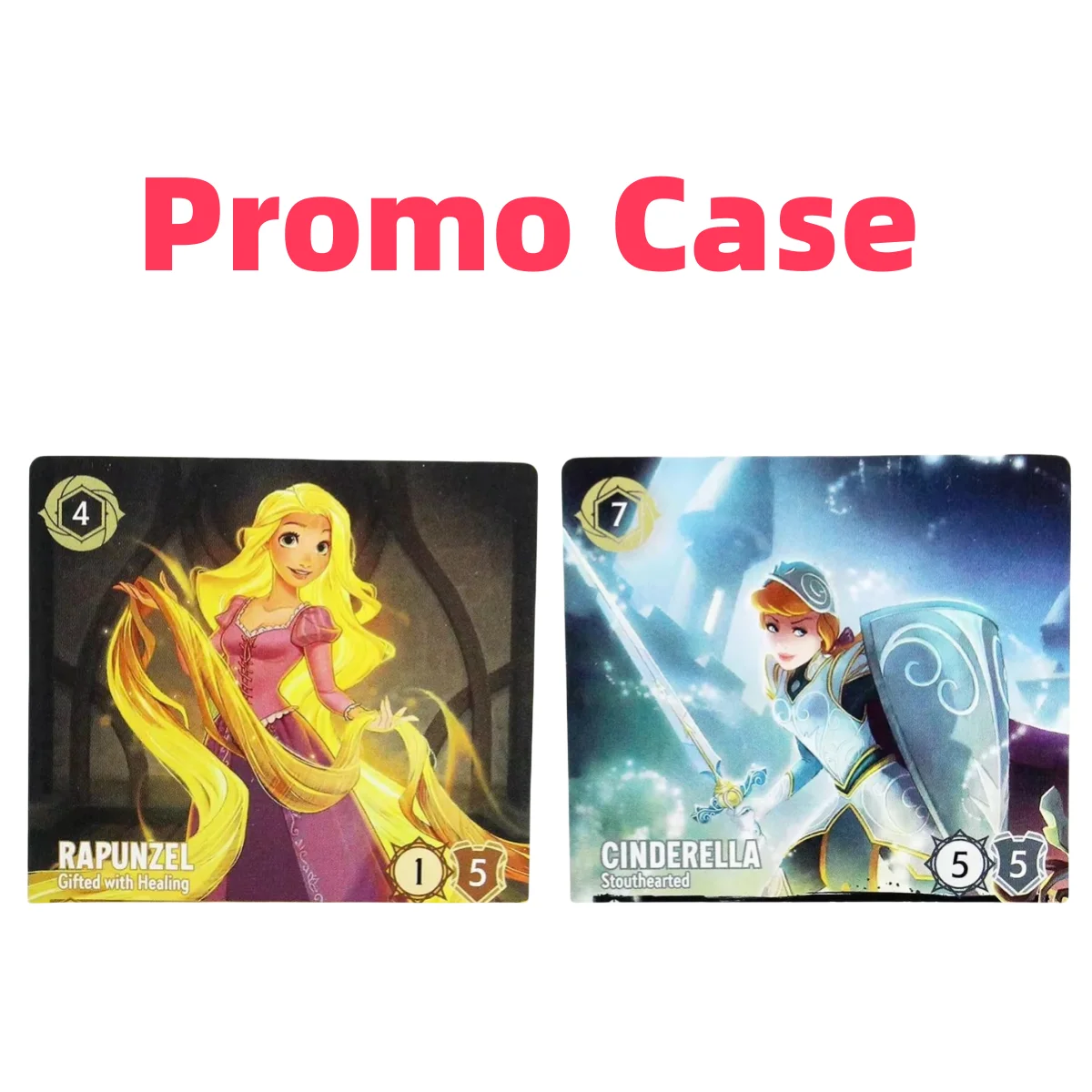 Lorcana Proxy 4 C1 3 C1 Promo Case NoneFoil High Quality RAPUNZEL cinderella TCG Game Cards