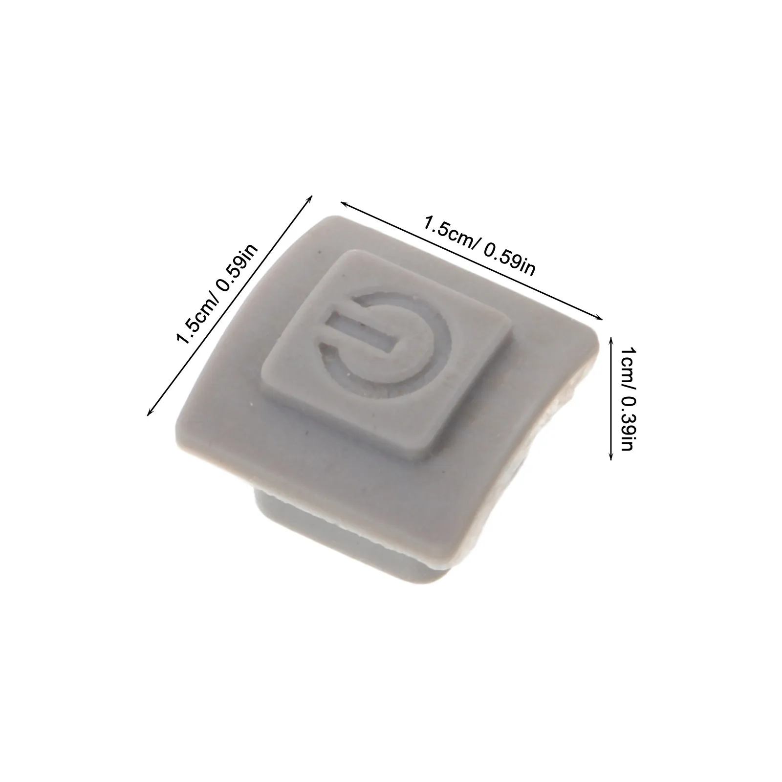 3Pcs Microphone Power Button Replacement Soft Silicone On Off Switch Pads for Karaoke Studio Mic Repair Parts