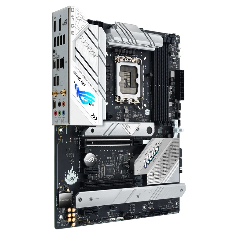 ASUS ROG STRIX B760-A GAMING WIFI D4 Motherboard for Intel CPU, PCIe 5.0 Bandwidth for Graphics Cards, WiFi 6E USB3.2 GEN 2X2