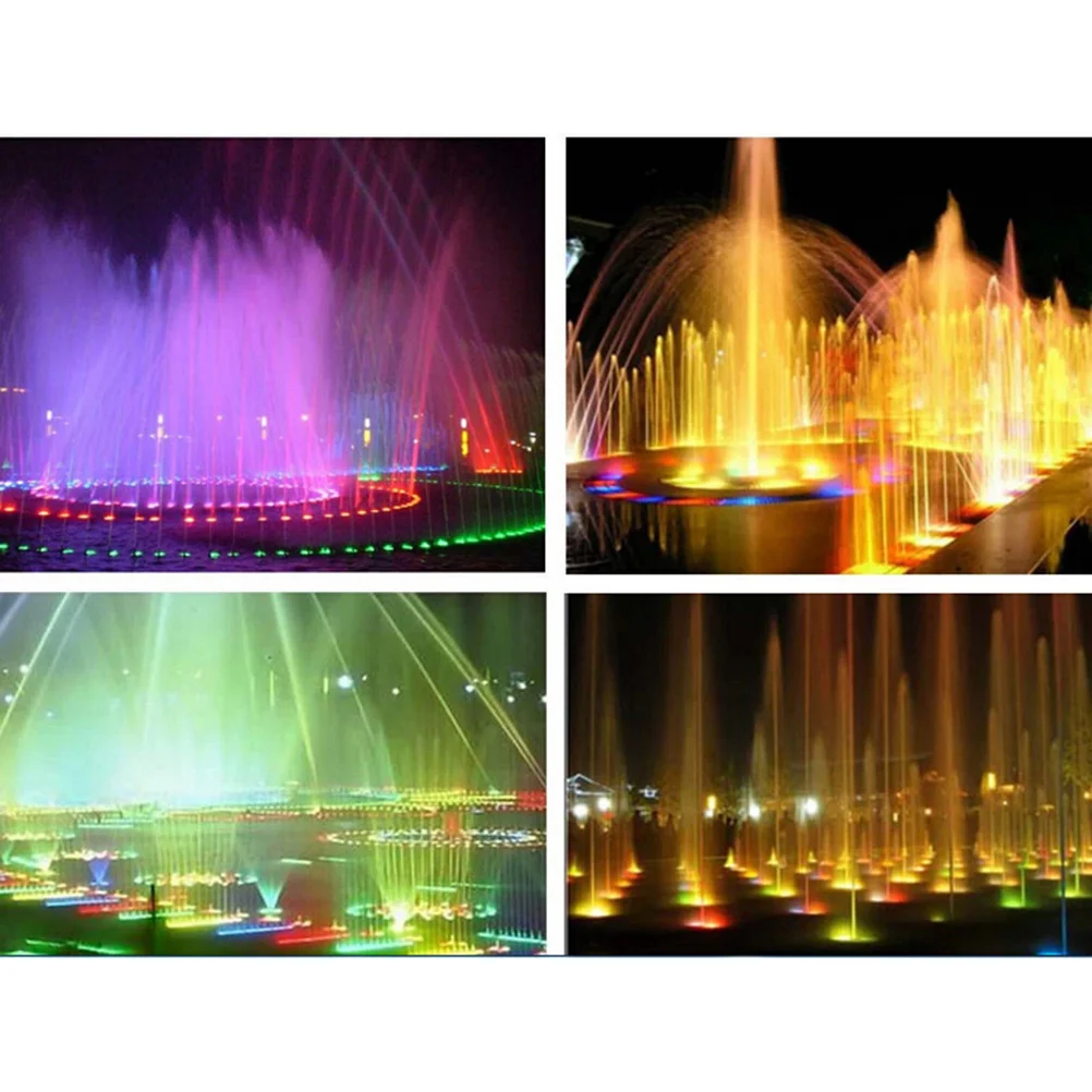 2 pz 10 W Led Rgb Lampada Subacquea Per Piscina Fontana Acquario Illuminazione Sommergibile Impermeabile Luce Solare Decorazione Esterna